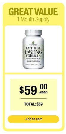 Faithful Fasting Formula Buy 1 Bottle